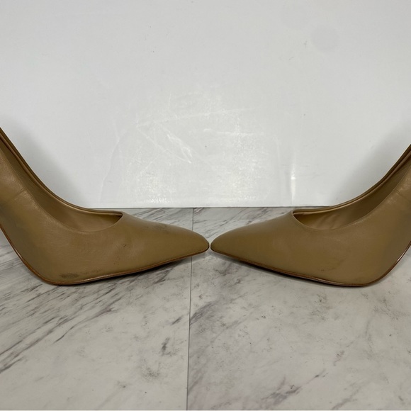Sam Edelman Danna Tan Leather Pointy Toe Pump Heel 10M - Picture 10 of 16